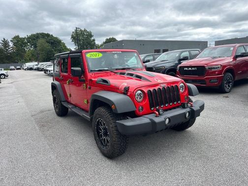 Firecracker Red Clearcoat 2017 Jeep Wrangler Unlimited Sport