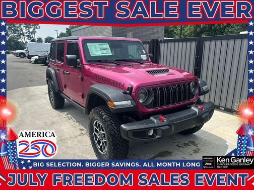 Tuscadero Pearlcoat 2026 Jeep Wrangler Rubicon