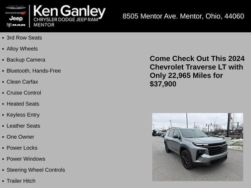 2024 Chevrolet Traverse LT