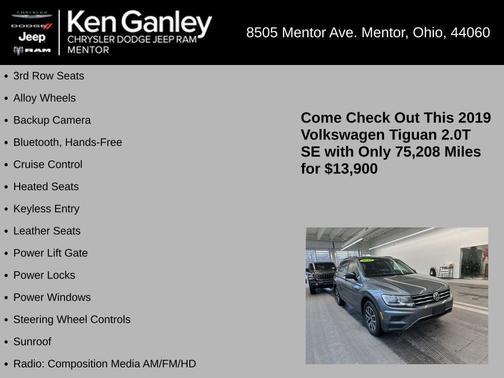 2019 Volkswagen Tiguan 2.0T SE