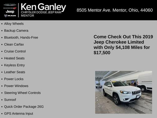 2019 Jeep Cherokee Limited