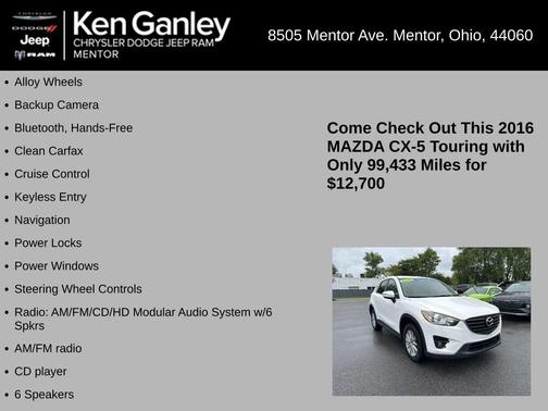 2016 Mazda CX-5 Touring