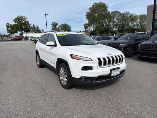 Bright White Clearcoat 2017 Jeep Cherokee Limited