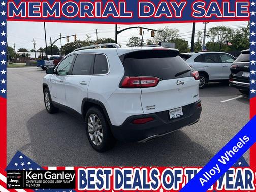 Bright White Clearcoat 2017 Jeep Cherokee Limited