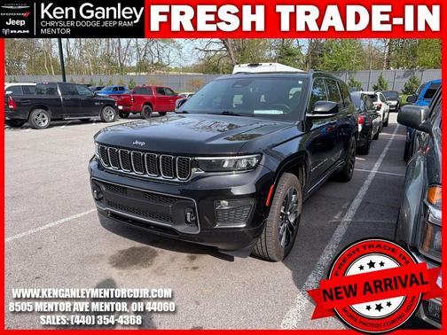 Diamond Black 2021 Jeep Grand Cherokee L Overland