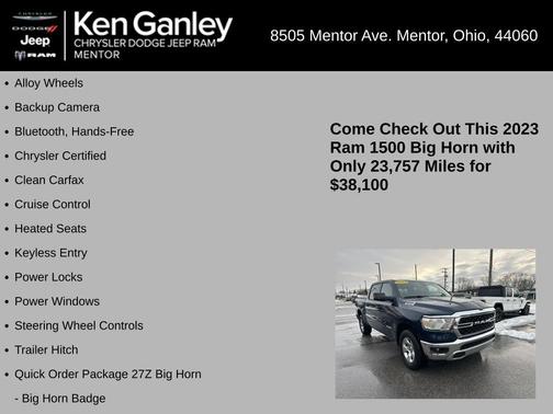 2023 RAM 1500 Big Horn