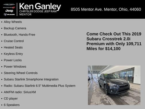 2019 Subaru Crosstrek 2.0i Premium