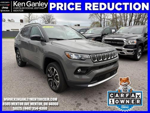 Sting Gray Clearcoat 2022 Jeep Compass Limited