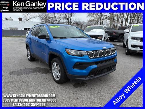Laser Blue 2022 Jeep Compass Latitude