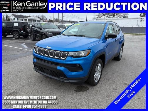 Laser Blue 2022 Jeep Compass Latitude