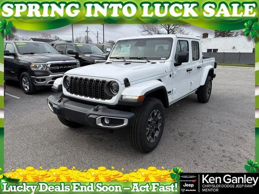 Bright White Clearcoat 2026 Jeep Gladiator Sport