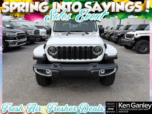 Bright White Clearcoat 2026 Jeep Gladiator Sport