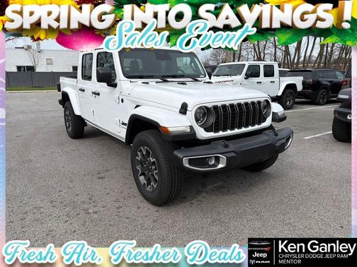 Bright White Clearcoat 2026 Jeep Gladiator Sport