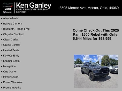 2025 RAM 1500 Rebel
