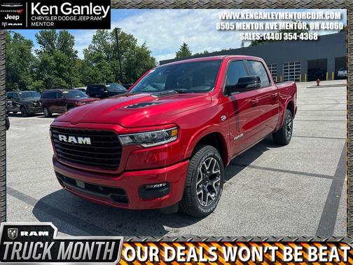 Molten Red Pearlcoat 2026 RAM 1500 Laramie