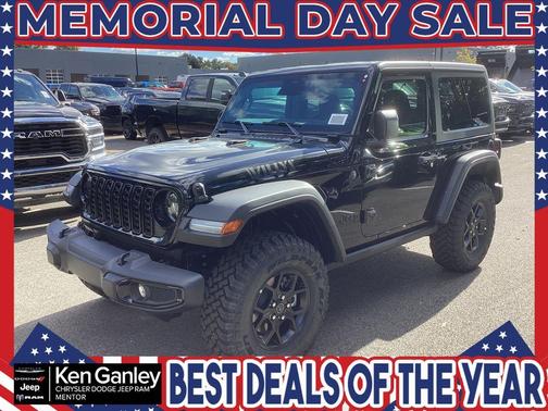 Black Clearcoat 2026 Jeep Wrangler Sport