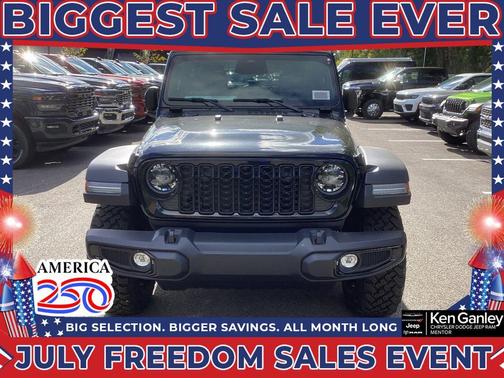 Black Clearcoat 2026 Jeep Wrangler Sport