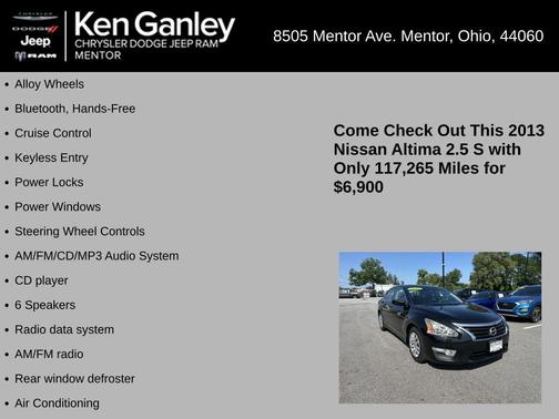 2013 Nissan Altima 2.5 S