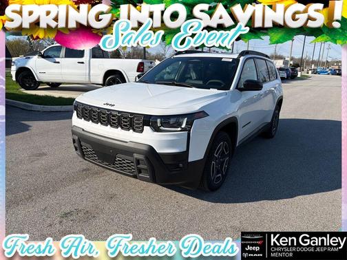 Bright White Clearcoat 2026 Jeep Cherokee LAREDO/LIMITED