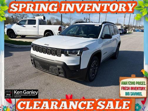 Bright White Clearcoat 2026 Jeep Cherokee LAREDO/LIMITED