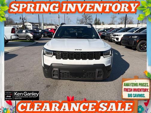 Bright White Clearcoat 2026 Jeep Cherokee LAREDO/LIMITED