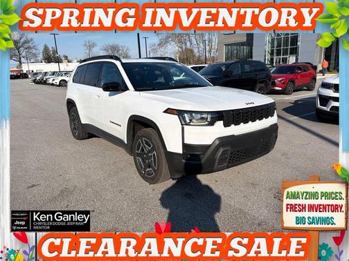 Bright White Clearcoat 2026 Jeep Cherokee LAREDO/LIMITED