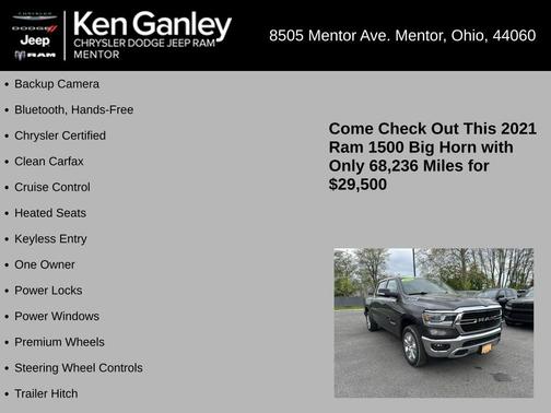 2021 RAM 1500 Big Horn