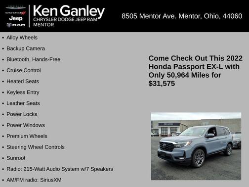 2022 Honda Passport EX-L