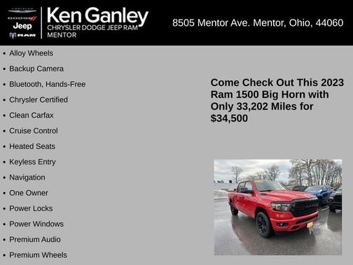 2023 RAM 1500 Big Horn