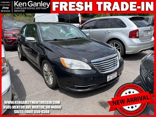 Black Clearcoat 2012 Chrysler 200 Limited
