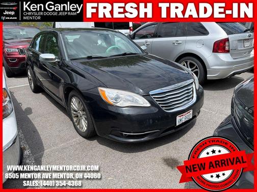 Black Clearcoat 2012 Chrysler 200 Limited