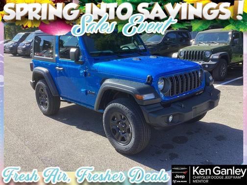 Hydro Blue Pearl 2026 Jeep Wrangler Sport