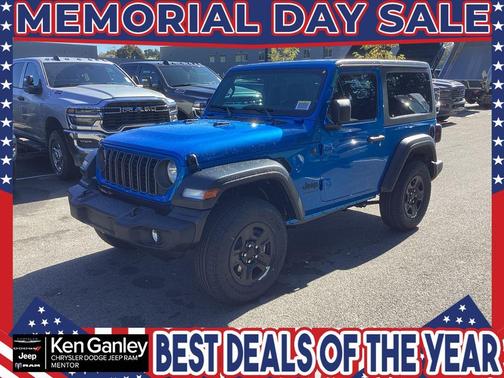 Hydro Blue Pearl 2026 Jeep Wrangler Sport