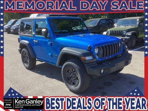 Hydro Blue Pearl 2026 Jeep Wrangler Sport