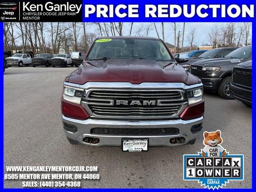 Delmonico Red Pearlcoat 2019 RAM 1500 Laramie
