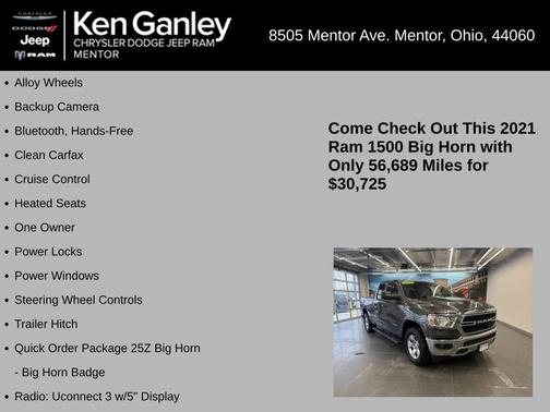 2021 RAM 1500 Big Horn