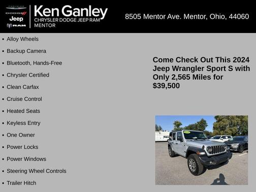 2024 Jeep Wrangler Sport