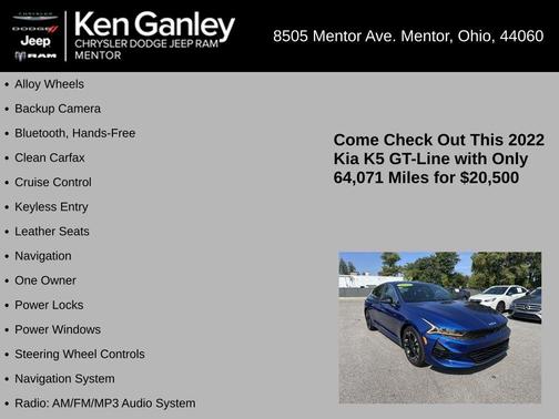 2022 Kia K5 GT-Line