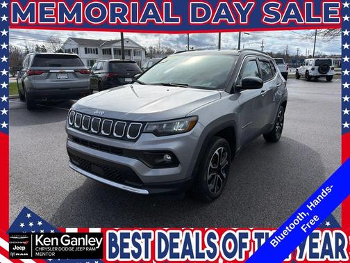 Billet Silver Metallic Clearcoat 2022 Jeep Compass Limited