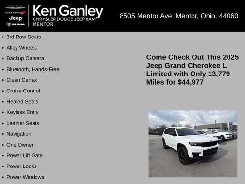 2025 Jeep Grand Cherokee L Limited