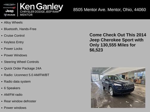 2014 Jeep Cherokee Sport