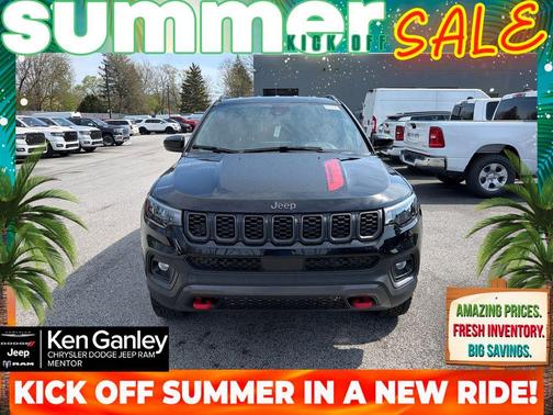 Diamond Black 2026 Jeep Compass Trailhawk