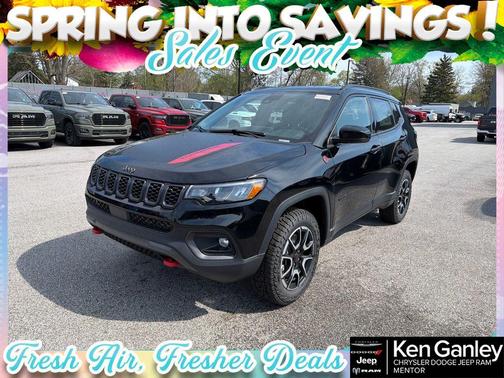 Diamond Black 2026 Jeep Compass Trailhawk