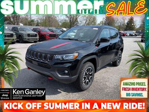 Diamond Black 2026 Jeep Compass Trailhawk
