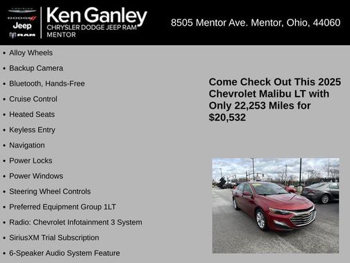 2025 Chevrolet Malibu LT