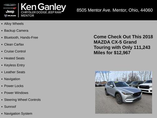 2018 Mazda CX-5 Grand Touring