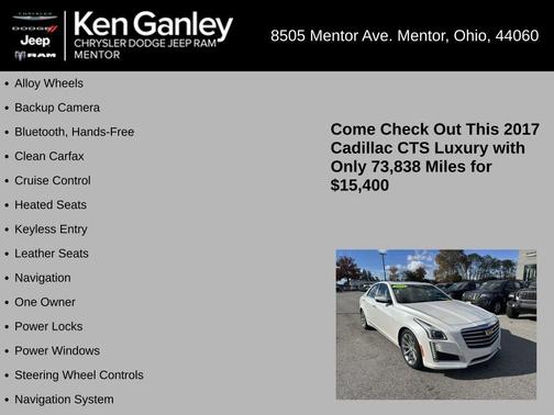 2017 Cadillac CTS 3.6L Luxury