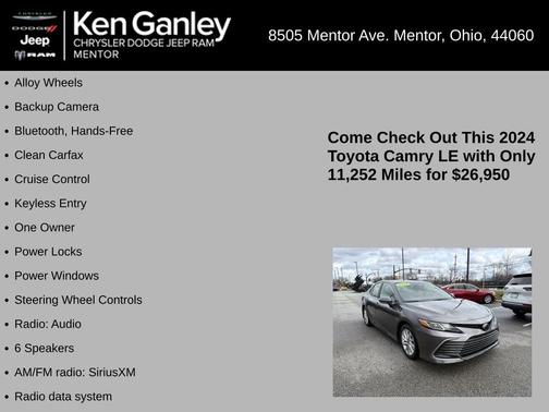 2024 Toyota Camry LE