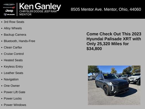 2023 Hyundai PALISADE XRT