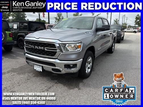 Billet Silver Metallic Clearcoat 2024 RAM 1500 Big Horn/Lone Star